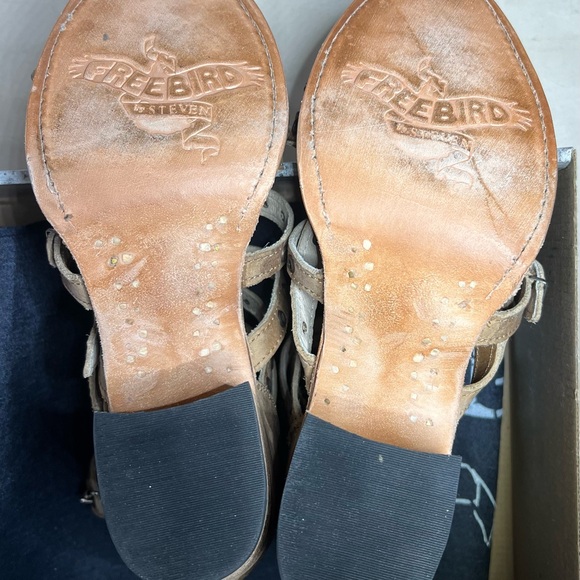 Freebird - Steven - Brown Strappy Gladiator Sandals - Picture 7 of 10